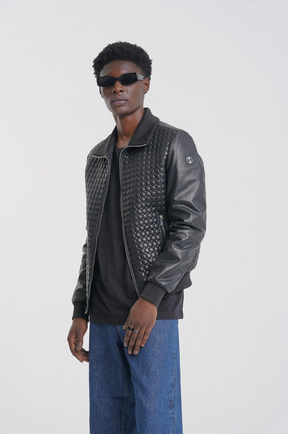 Mika 2.0 - Leather Quilted Jacket - Black